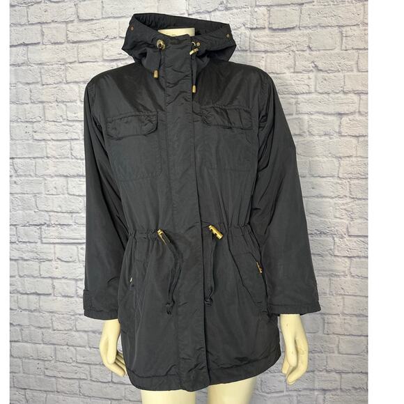 Vintage BOGNER Hooded black ladies ski jacket size medium - Picture 3 of 12